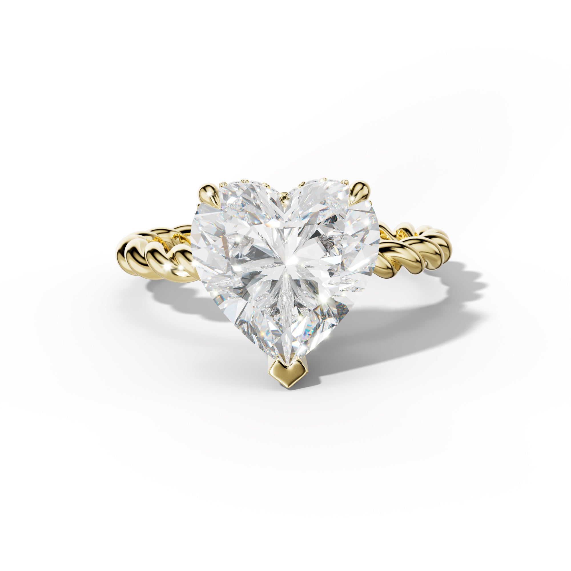 Lexi Heart Diamond Engagement Ring